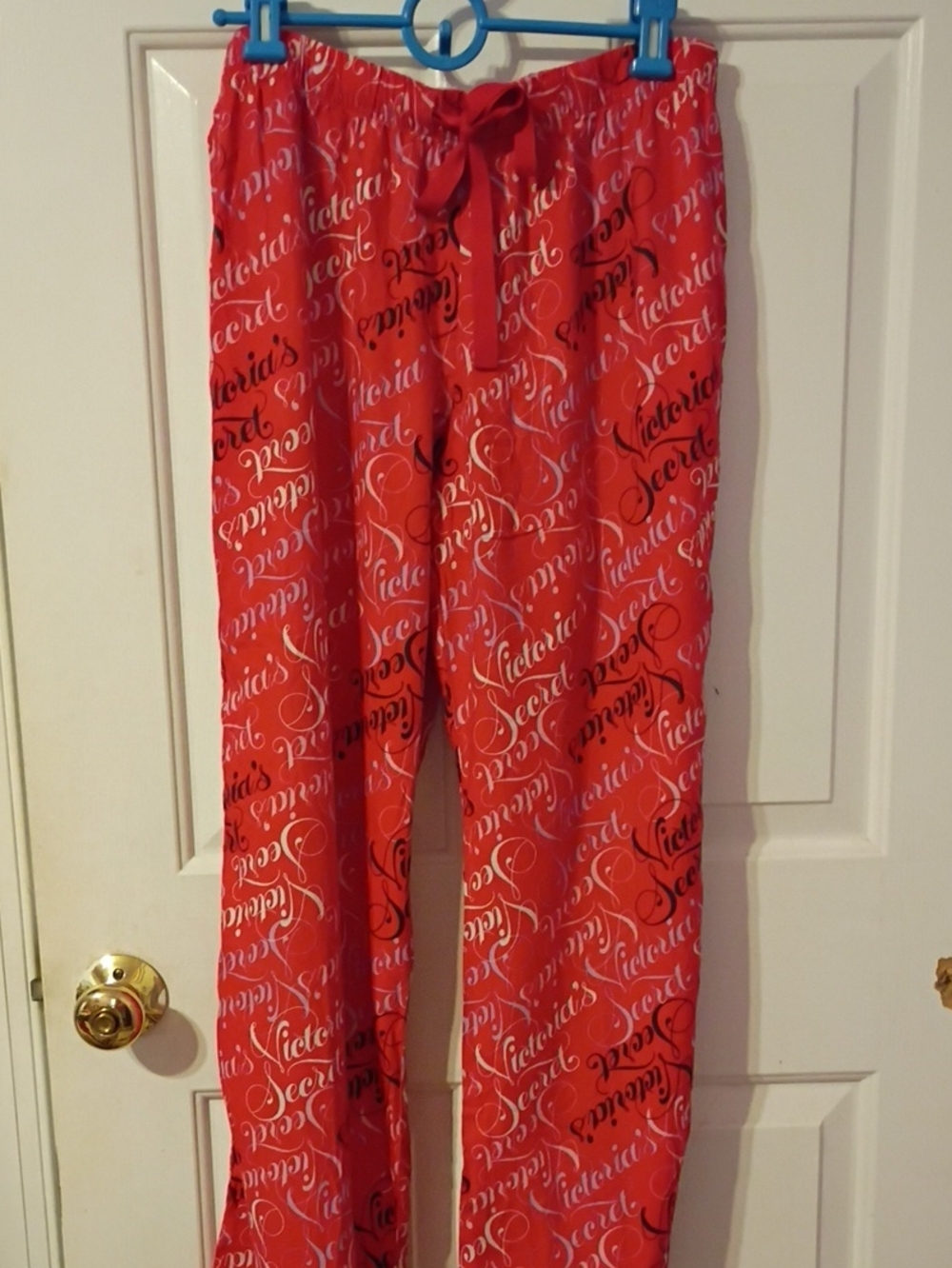 Victoria's Secret Red Script Lounge Pants